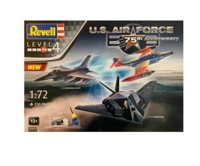 Збірні моделі 1/72 літаки US Air Force 75th Anniversary Revell 05670
