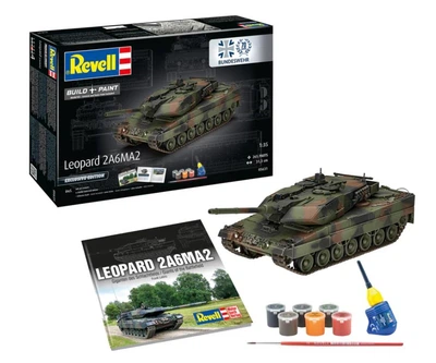 Подарунковий набір 1:35 танк Leopard 2A6MA2 "Ексклюзивне видання" Revell 05631