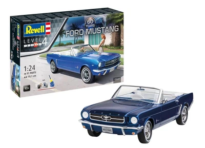 Подарунковий набір 1:24 автомобіль Geschenkset "60-річчя Ford Mustang" Revell 05647