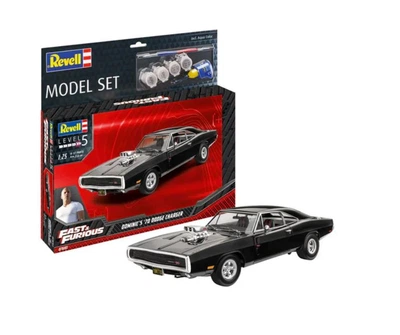 Збірна модель 1:25 автомобіль Model Set Fast & Furious - Dominics 1970 Dodge Charger Revell 67693