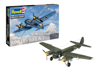 Збірна модель 1:72 німецький бомбардувальник Junkers JU 88 A-1 Battle of Britain Revell 04972