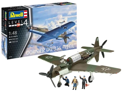Збірна модель 1:48 винищувач-бомбардувальник Dornier Do 335 "Pfeil" Revell 03795
