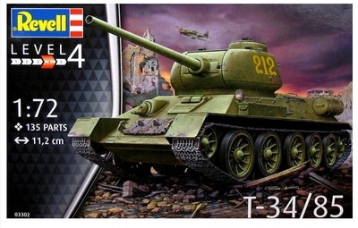 Збірна модель 1:72 танк T-34/85 Revell 03302