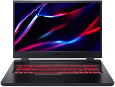 Ноутбук Acer Nitro 5 AN517-42 (NH.QG8EP.002), R5-6600H / 17,3″ / RAM 8 ГБ / SSD 512 ГБ / GeForce RTX 3050 Ti / DOS / Сірий