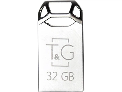 USB флеш накопичувач T&G 32GB 110 METAL SERIES SILVER USB 2.0 (TG110-32G)