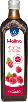 Дієтична добавка Oleofarm 100% Малиновий сік 490 мл (5904960010022)