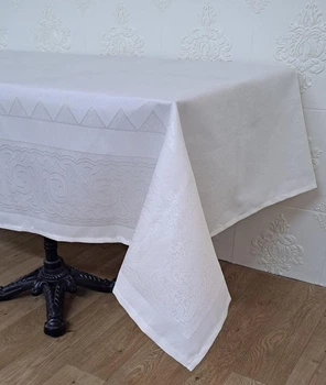 Скатерть Masali тефлон 160x400 Model 505 Cream