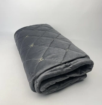 Покривало велюрове 150x230 Антрацит (AN 16-40)