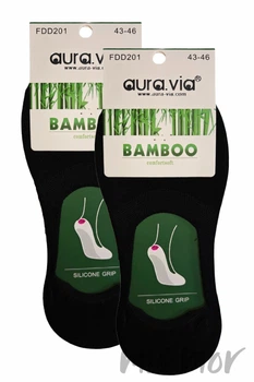 Сліди чоловічі бамбукові Aura.Via FDD20 Bamboo (2 пари) 39-42 Чорні