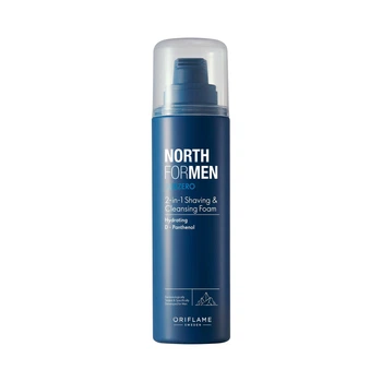 Піна для гоління і вмивання Oriflame 2 в 1 North For Men Subzero 200 мл