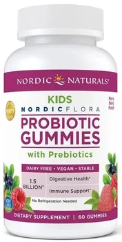 Пробіотик Nordic Naturals Gummies Kids 60 жувальних пастилок (768990301704)