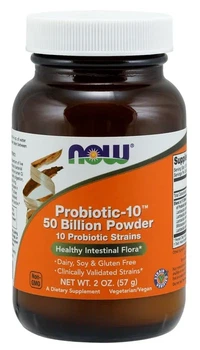 Пробіотик-10 Now Foods 50 Billion у порошку 57 г (733739029270)