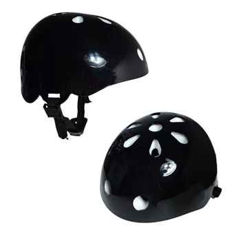 Детский защитный шлем Black Racer, круглый, 51–55 см – чёрный (DP-1659027906)