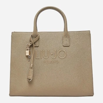Сумка крос-боді жіноча зі штучної шкіри середня Liu Jo AA6149ES029 01679 Бежева (800070353783)