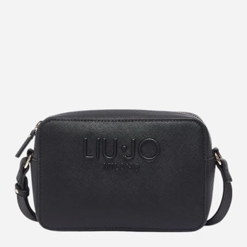 Сумка крос-боді жіноча зі штучної шкіри маленька Liu Jo AA6153ES029 22222 Чорна (800070353793)
