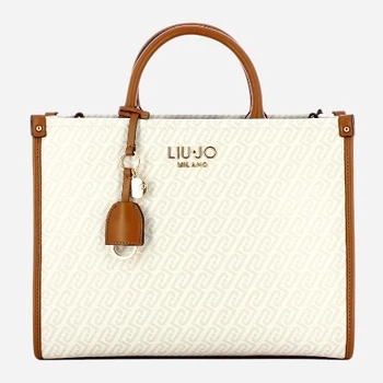 Сумка крос-боді жіноча зі штучної шкіри середня Liu Jo AA6206E1092 C3903 Біла (800070353872)
