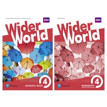 Комплект підручників Wider World 4 Student's Book + Workbook