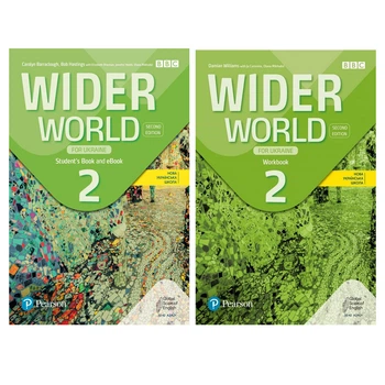 Комплект підручників Wider World 2 (Second Edition for Ukraine) Student's Book + Workbook (підручник+зошит)