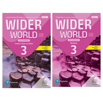 Комплект підручників Wider World 3 (Second Edition for Ukraine) Student's Book + Workbook (підручник+зошит)