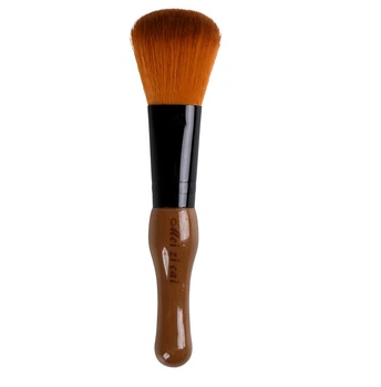 Кисточка для макияжа 18.5см коричневая R36957