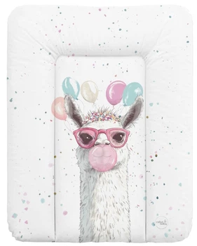 Przewijak Ceba Baby Basic Crazy Llama miękki mały 50x70 cm (W-143-000-782)