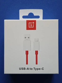 Кабель шнур швидкої зарядки OnePlus USB-A to Type-C SuperVooc Warp до 80W 8A 1 метр Червоний