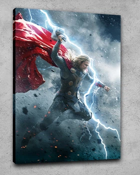 Картина Marvel - Тор Замах Молнии - 30х40 см