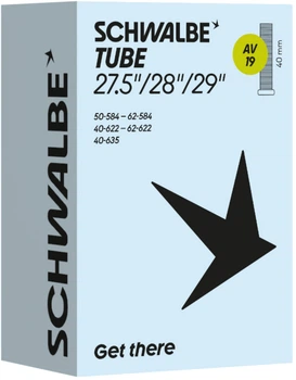 Камера 29"/28"/27,5" (40/62-584/635) Schwalbe AV19 40mm