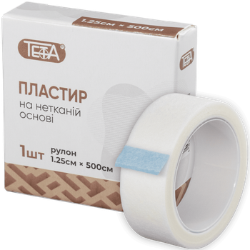 Пластир на нетканій основі в рулонах Teta®, розмір 1,25х500см