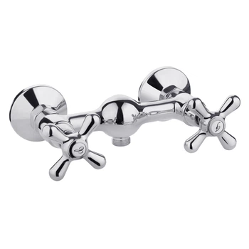 Cмеситель для душа двухвентильный EMMEVI DECO classic хром латунь без душевого набора CR12002