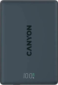 Powerbank Canyon OnPower 500 Magnetic 5000 mAh 20W Interstellar Black (CNS-CPB500B)