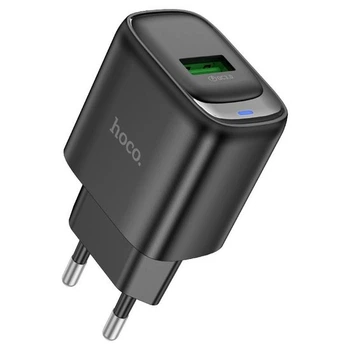 Сетевое зарядное устройство Hoco C140A Smart QC3.0 18W USB-A Черный