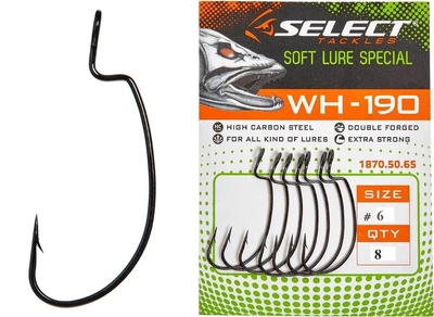 Крючок Select WH-190 #6, 8 шт/уп