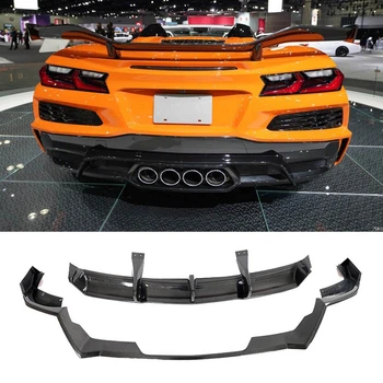 Дифузор заднього бампера (для Z06, 2022-2024, Карбон) для Chevrolet Corvette C8 2019- рр
