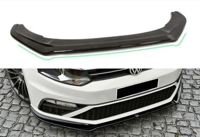 Передний спойлер-лапа DPT (для GTI, 2014-2017, черный глянец) для Volkswagen Polo