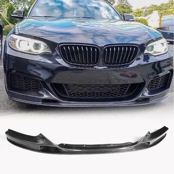 Передняя губа бампера V2 (для F22/23 M-Sport, Карбон) для BMW 2 серия F22/F23 2014-2021 гг