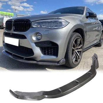 Передний спойлер Lip V3 для F86, Карбон для BMW X6 F16 2014-2019 гг