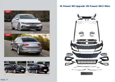 Комплект рестайлинга R-Line 2020-2026 для Volkswagen Passat B8