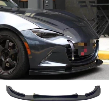 Накладка на передній бампер Lip V2 (2022-2026, Карбон) для Mazda MX-5 2014- рр