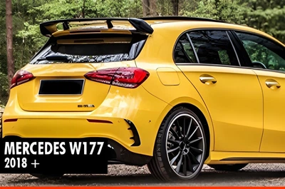 Спойлер DPT V-1 (Черный Глянец) для Mercedes A-сlass W177 2018- гг