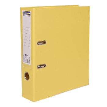 Папка-реєстратор Buromax IDEAL A4 75 мм Жовта (BM.3019-08с)
