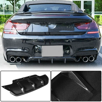 Дифузор заднього бампера V2 (для M6, Карбон) для BMW 6 серія F12/F13/F06 2011-2018 рр