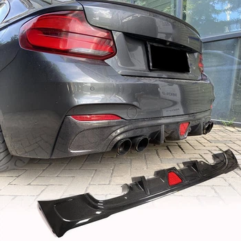Задний Диффузор Бампера V2 для F22/F23 M-Sport, Карбон для BMW 2 серия F22/F23 2014-2021 гг