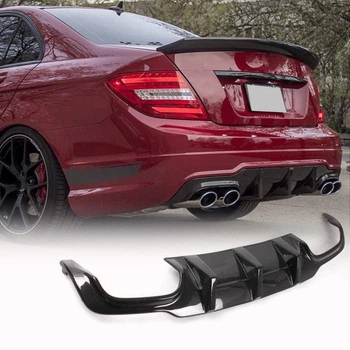 Диффузор заднего бампера V3 для AMG SD/Coupe 2012-2014 Карбон для Mercedes C-class W204