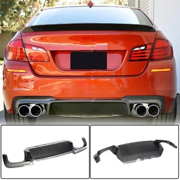 Задний диффузор бампера V2 для F10 M5, Карбон для BMW 5 серия F10/F11 2010–2016 гг