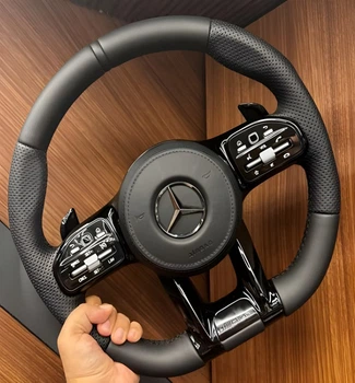 Руль AMG-Style (для AMG, черный -2026 черные кнопки) для Mercedes R-class W251 2005-2017 гг