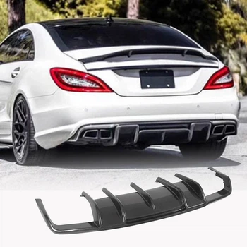 Диффузор заднего бампера для AMG-Line/CLS63 AMG 2011-2014, Карбон для Mercedes CLS C218