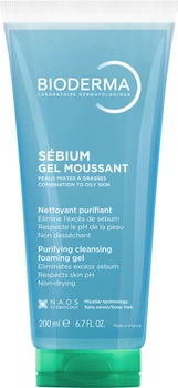 Гель Bioderma Sebium Очищающий 200 мл (3701129812792)