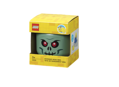 Pojemnik LEGO Głowa Mini Zielony Szkielet 360 ml (5711938247294)