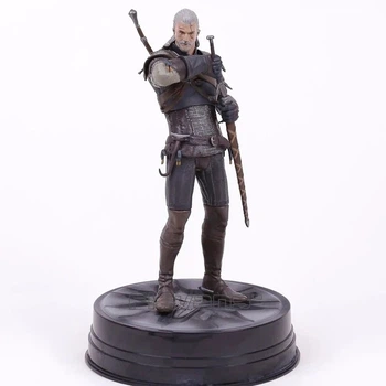 Коллекционная фигурка The Witcher Геральт из Ривии 25 см | Премиум Ведьмак